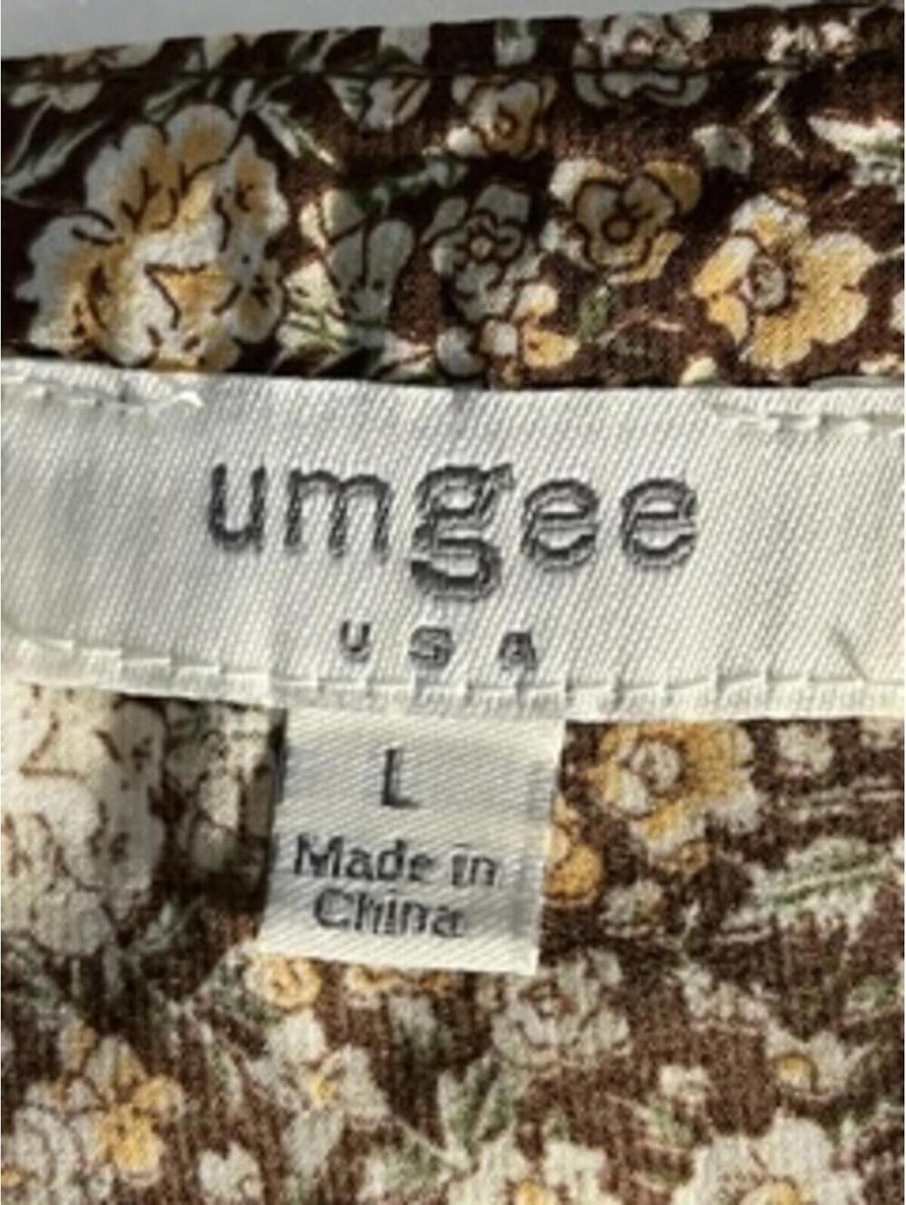 Umgee Ruffle Tunic size Large - Picture 5 of 6